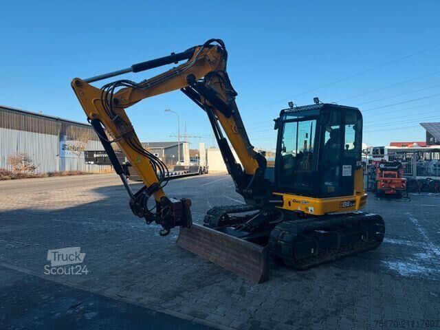 Mini-escavadora JCB 86C - 2 T/ nur 627h! / 2022 / Holp Rototop