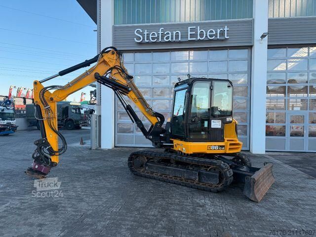 Mini-escavadora JCB 86C - 2 T/ nur 627h! / 2022 / Holp Rototop