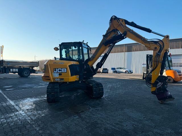 Mini-escavadora JCB 86C - 2 T/ nur 627h! / 2022 / Holp Rototop