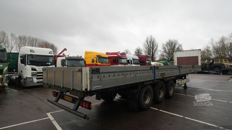 Πλατφόρμα φόρτωσης Krone Open box trailer with aluminium side boards