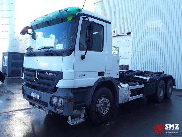 Μεταφορά εμπορευματοκιβωτίων Mercedes Actros 2641 lames steel EPS