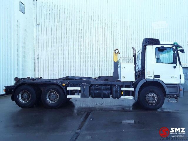 Μεταφορά εμπορευματοκιβωτίων Mercedes Actros 2641 lames steel EPS