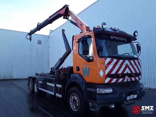 Μεταφορά εμπορευματοκιβωτίων Renault Kerax 320 palfinger Pk11502  289000km