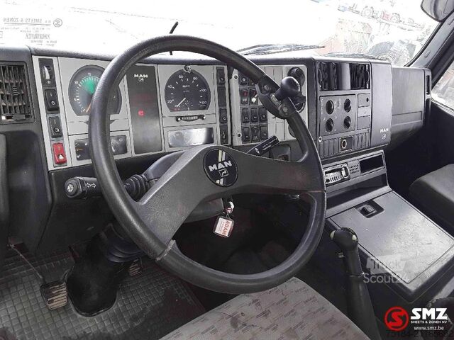 MAN 27.414 με γερανό Palfinger PK18002EH/5, 2012, φορτηγό 6x6 βελγικής προέλευσης Man 27.414 Palfinger Pk18002EH/5 2012 6x6 belg truck