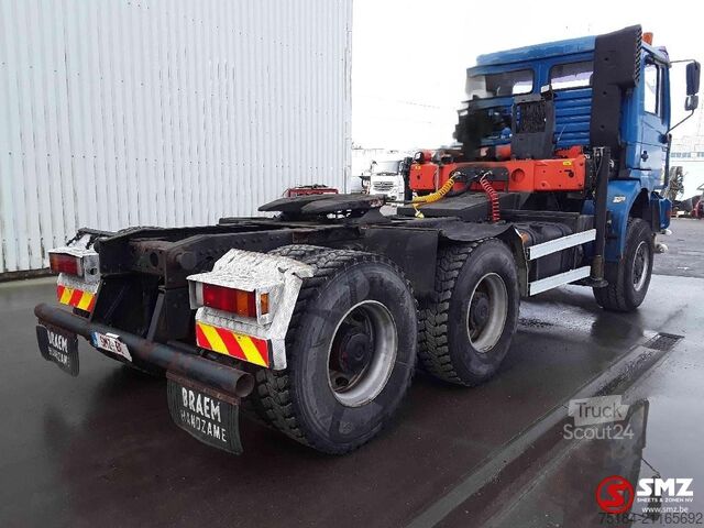 MAN 27.414 με γερανό Palfinger PK18002EH/5, 2012, φορτηγό 6x6 βελγικής προέλευσης Man 27.414 Palfinger Pk18002EH/5 2012 6x6 belg truck