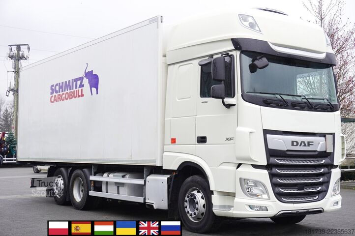 φορτηγό ψυγείο DAF XF 480 6x2 E6 / Schmitz 19 EPAL Doppelst