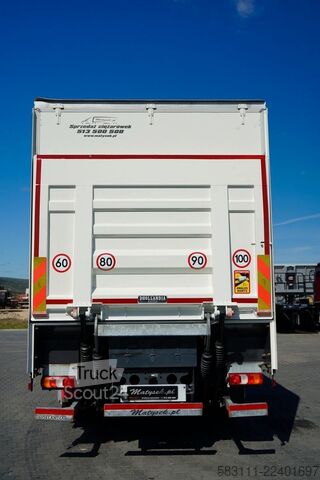 Tentinė platforma sunkvežimis MERCEDES-BENZ ANTOS 1830 / FIRANKA - 6,5 M / 4x2 / SOLÓWKA / W