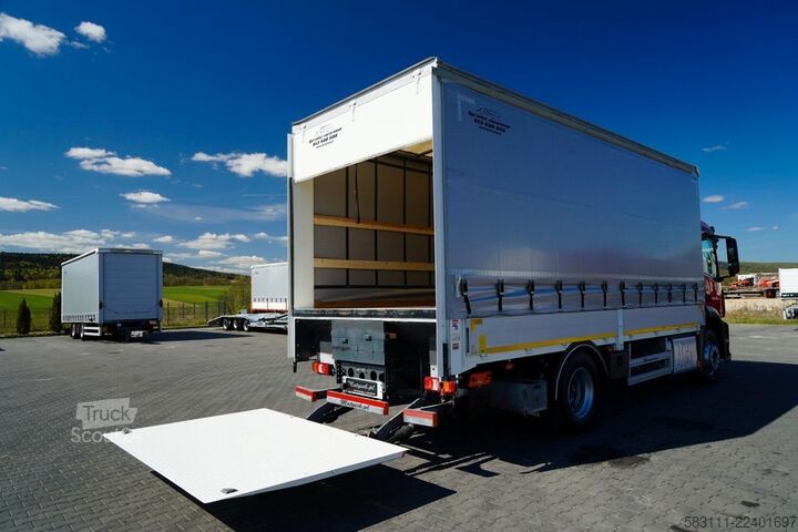 Tentinė platforma sunkvežimis MERCEDES-BENZ ANTOS 1830 / FIRANKA - 6,5 M / 4x2 / SOLÓWKA / W