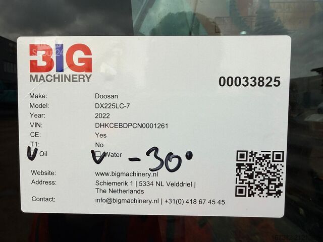 багер на вериги Doosan DX225LC-7 Long Reach 15.4 m