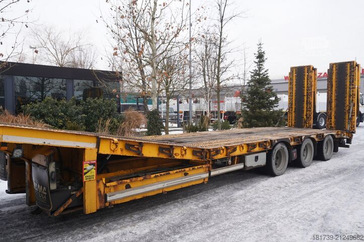 Piattaforma bassa AMC CASTERA S/R 38T semi-trailer / steering