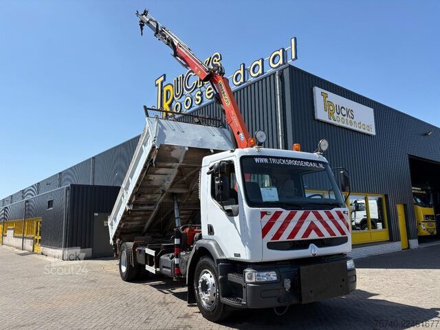 Krano sunkvežimis Renault Premium + PALFINGER PK 10000.  2 X EXT.  + REMO...