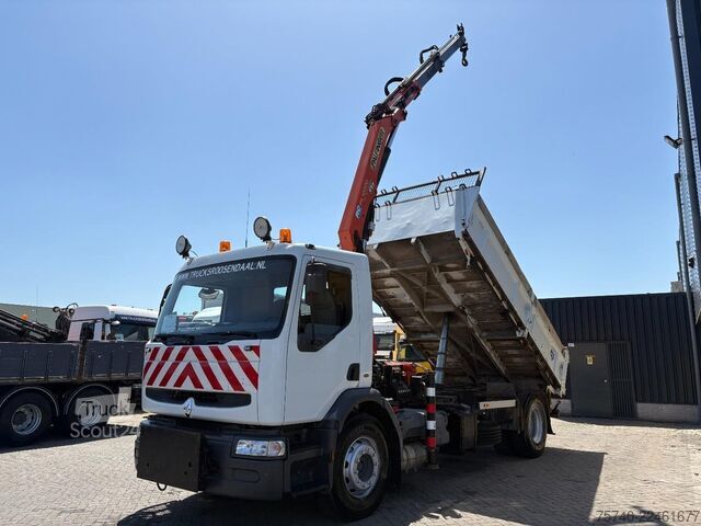 Krano sunkvežimis Renault Premium + PALFINGER PK 10000.  2 X EXT.  + REMO...