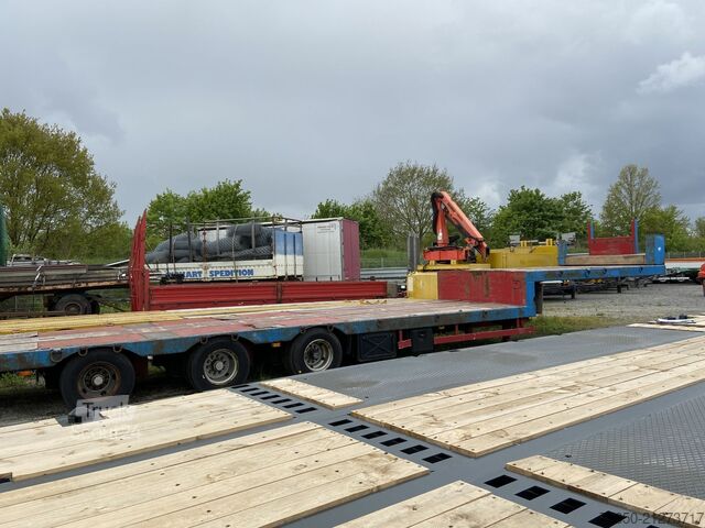 Низкорамный полуприцеп  stp  3 Achs Satteltieflader Platofür Fertigteile oder Baumaschinen