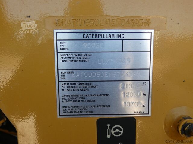 Riteņu iekrāvējs Caterpillar 950 GC