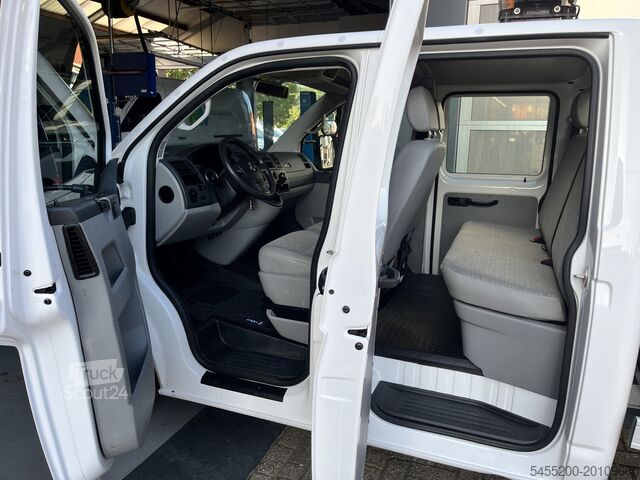 Ribaltabile Volkswagen Transporter 2.0 TDI DC Maxilift Laadkraan Kippe...