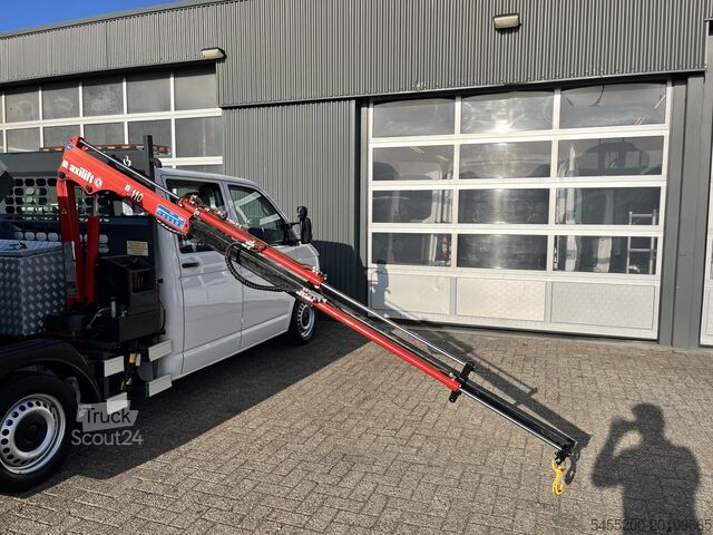 Ribaltabile Volkswagen Transporter 2.0 TDI DC Maxilift Laadkraan Kippe...