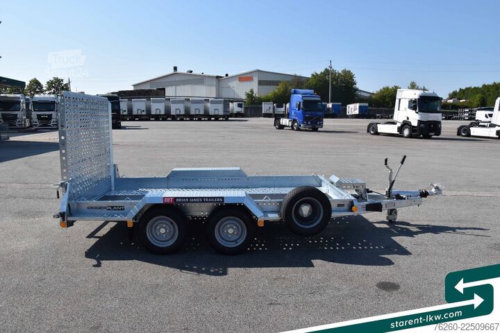 Žemagrindė platforma priekaba BRIAN JAMES TRAILERS Digger Plant Schwerlast-Rampe 3,2x1,7m NEU