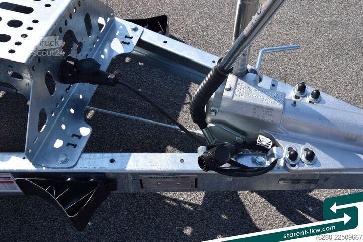Žemagrindė platforma priekaba BRIAN JAMES TRAILERS Digger Plant Schwerlast-Rampe 3,2x1,7m NEU