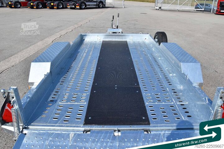 Žemagrindė platforma priekaba BRIAN JAMES TRAILERS Digger Plant Schwerlast-Rampe 3,2x1,7m NEU