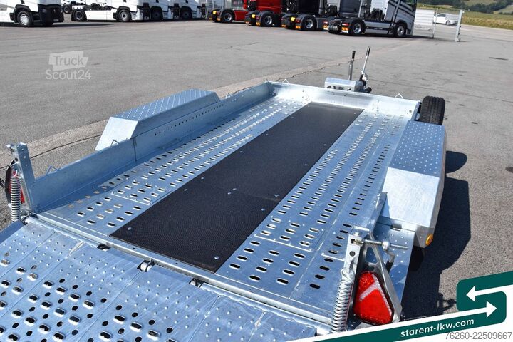 Žemagrindė platforma priekaba BRIAN JAMES TRAILERS Digger Plant Schwerlast-Rampe 3,2x1,7m NEU