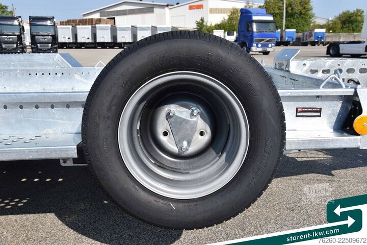 Žemagrindė platforma priekaba BRIAN JAMES TRAILERS Digger Plant Schwerlast-Rampe 3,7x1,7m NEU