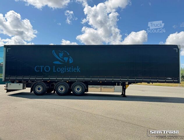 Åpen semitrailer med presenning  Hertoghs N/A LPRS 24 STUURAS 2x LIFT AS SCHUIFDA