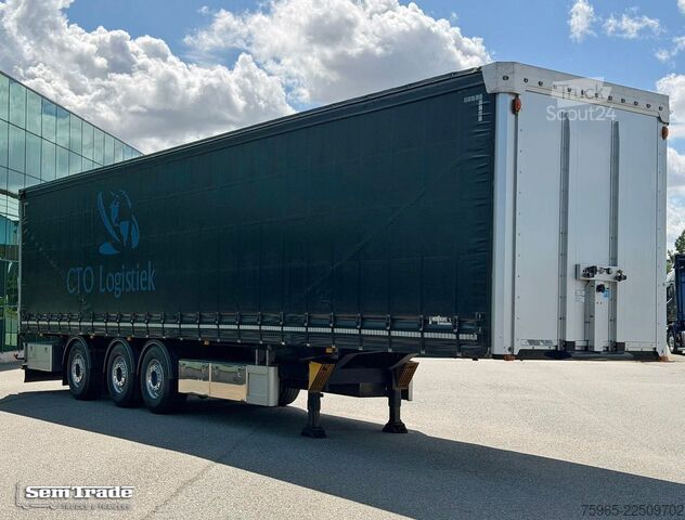 Åpen semitrailer med presenning  Hertoghs N/A LPRS 24 STUURAS 2x LIFT AS SCHUIFDA
