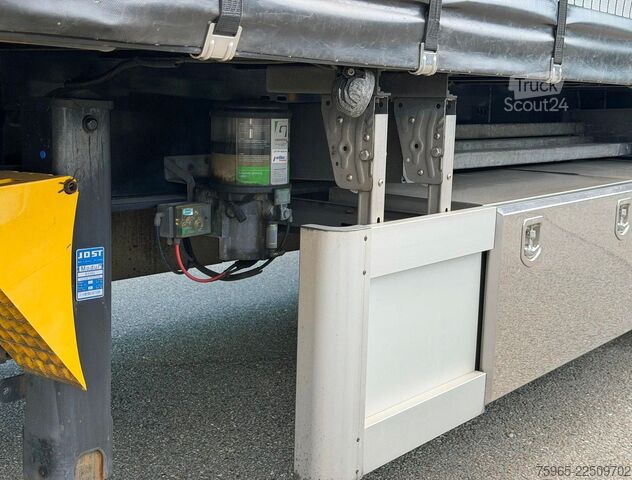 Åpen semitrailer med presenning  Hertoghs N/A LPRS 24 STUURAS 2x LIFT AS SCHUIFDA