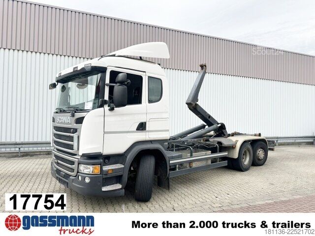 Roll-off-kippi kuorma-auto Scania G 450 6x2/4, Lift-/Lenkachse, Kli-Ret