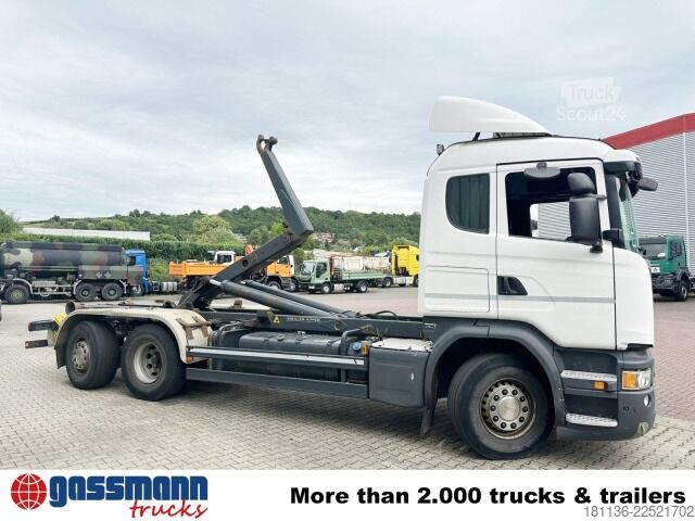 Roll-off-kippi kuorma-auto Scania G 450 6x2/4, Lift-/Lenkachse, Kli-Ret