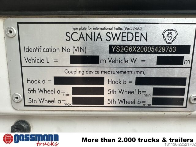 Roll-off-kippi kuorma-auto Scania G 450 6x2/4, Lift-/Lenkachse, Kli-Ret