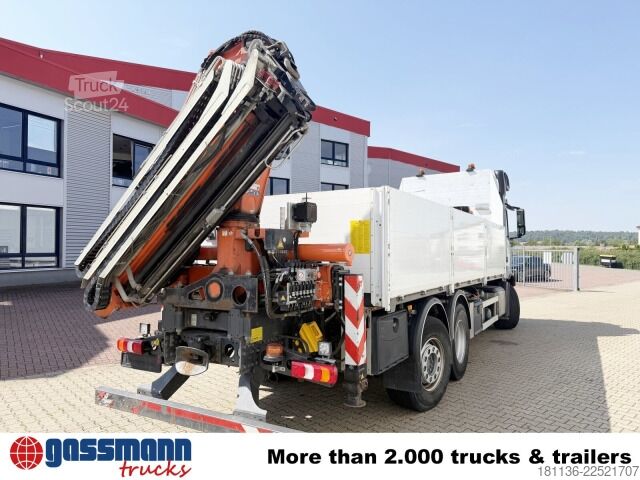 Vrachtauto met open laadbak Mercedes-Benz Actros 2746 L 6x2, Kran Atlas 240.2E-A4, Funk,