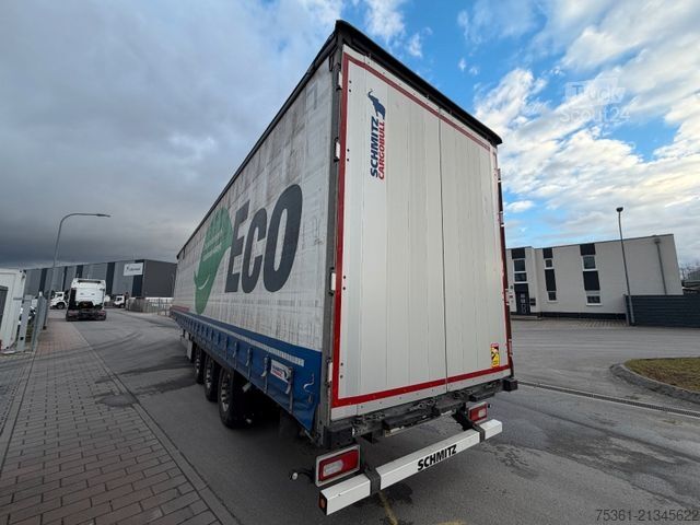 Открытый полуприцеп с тентом SCHMITZ CARGOBULL SCS 24/L -13.62 Mega Pritsche und Schiebeplane