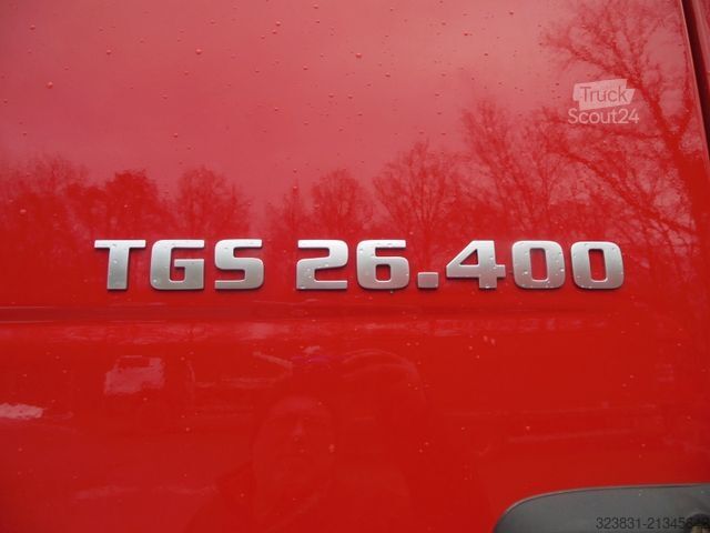 Φορτηγό πλατφόρμα με μουσαμά MAN TGS 26.400,PRITSCHE 9,21M=23 PAL,NUR 141.997 KM!
