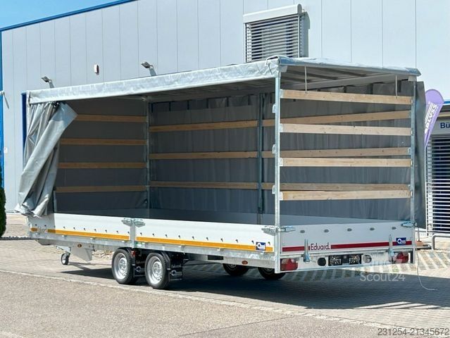 Remorcă auto EDUARD Cargo 356022-63 Hochlader 606x220x220cm 3500kgGG