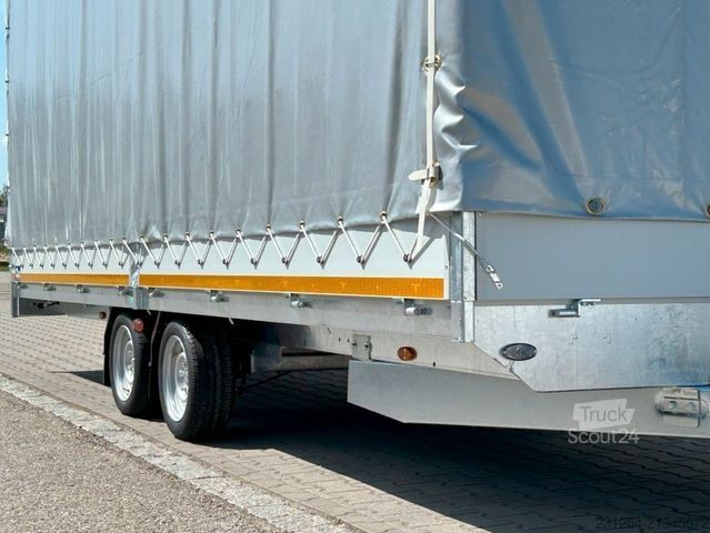 Remorcă auto EDUARD Cargo 356022-63 Hochlader 606x220x220cm 3500kgGG