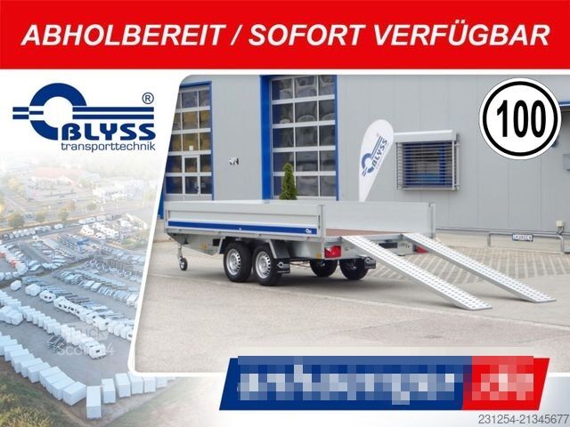 Remolque de automóvil BLYSS Condor III Hochlader 400x200x40cm 2700kg
