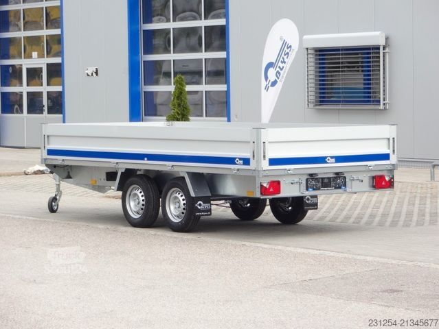 Remolque de automóvil BLYSS Condor III Hochlader 400x200x40cm 2700kg