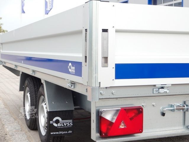 Remolque de automóvil BLYSS Condor III Hochlader 400x200x40cm 2700kg