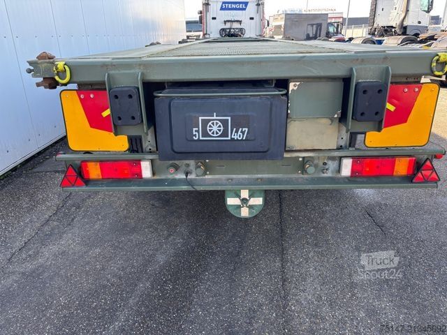 Напівпричіп з кузовом, що змінюється KÖGEL 3-Achs Container-Chassis 40 ex BW Bundeswehr
