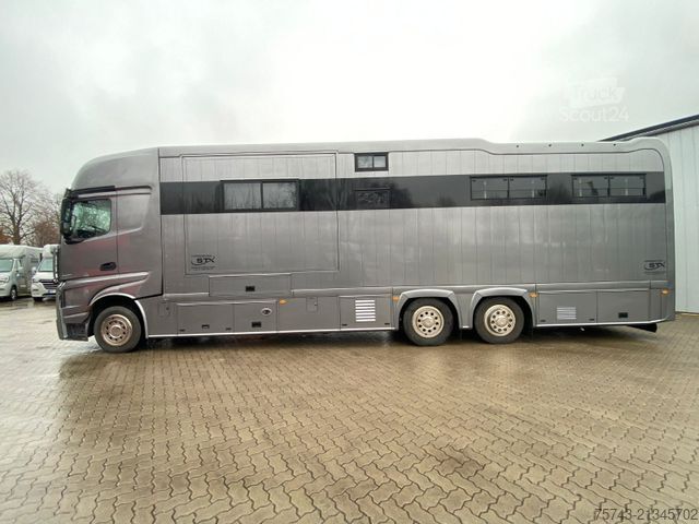 Kreaturvogn MERCEDES-BENZ Actros 2651 STX  Pop-Out,  5 Pferde