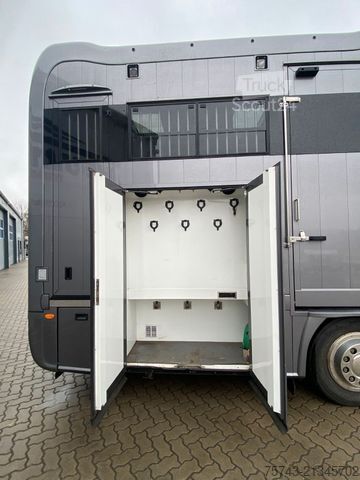Kreaturvogn MERCEDES-BENZ Actros 2651 STX  Pop-Out,  5 Pferde