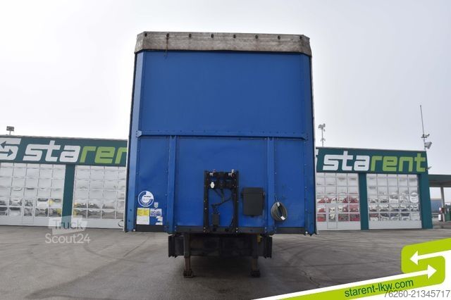 Ανοιχτό ημιρυμουλκούμενο με μουσαμά BERGER Light Palettenkasten SAF Achsen