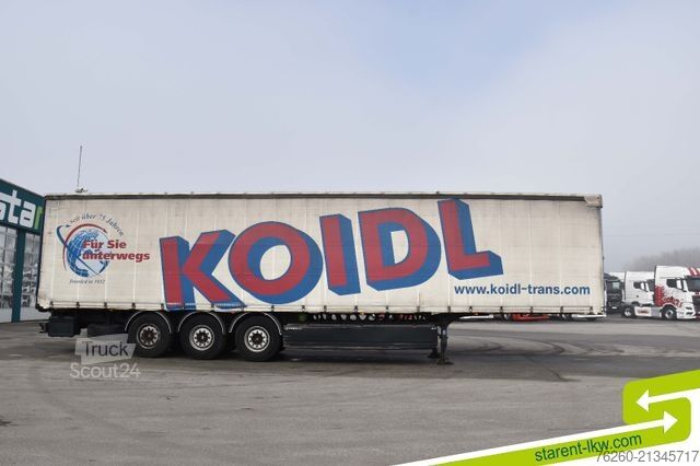 Ανοιχτό ημιρυμουλκούμενο με μουσαμά BERGER Light Palettenkasten SAF Achsen