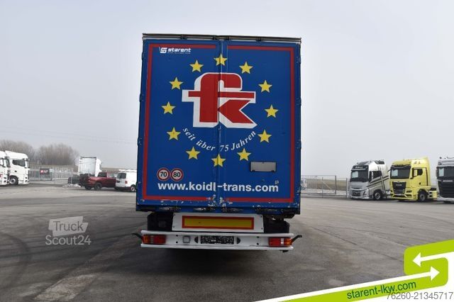 Ανοιχτό ημιρυμουλκούμενο με μουσαμά BERGER Light Palettenkasten SAF Achsen