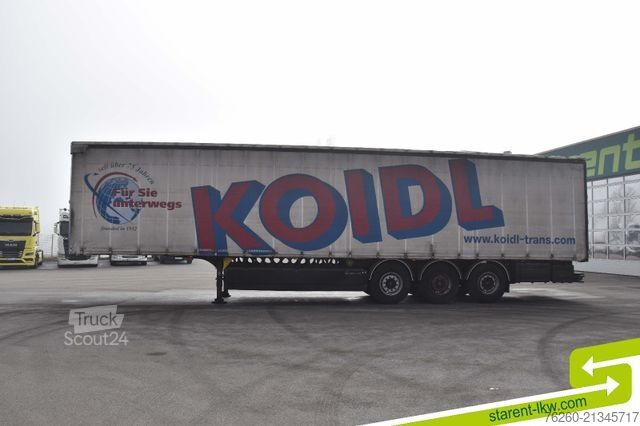 Ανοιχτό ημιρυμουλκούμενο με μουσαμά BERGER Light Palettenkasten SAF Achsen