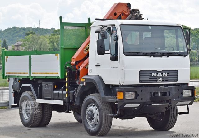 Damperli kamyon MAN LE 18.280 Kipper 3,70 m + PK 9501 /4x4
