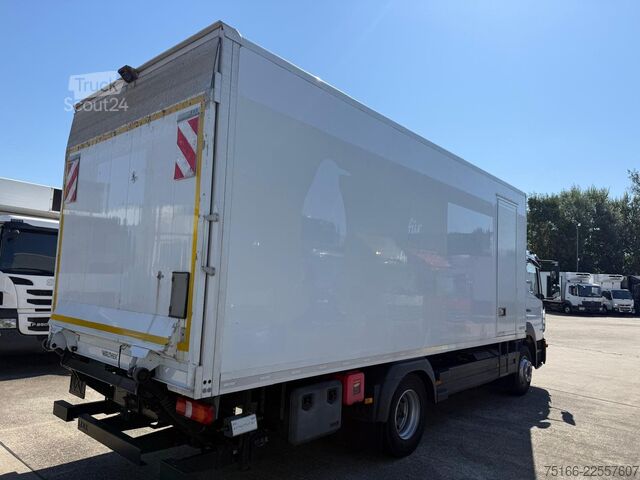 Vrachtwagen met bakwagen MERCEDES-BENZ ATEGO 1324 L Koffer 6,50 m LBW BÄR 1,5 T*LASI
