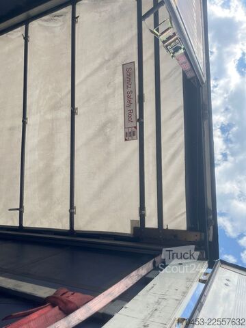 Nyitott ponyvás félpótkocsi SCHMITZ CARGOBULL SCB S3T Pritsche Schiebeplane Edscha Lift