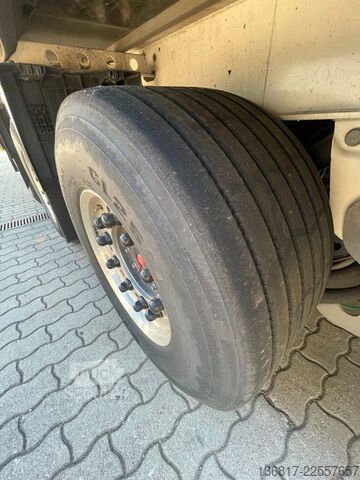 Semirremolque abierto con toldo FLIEGL SDS390 Mega Plane Edscha Liftachse Hubdach ice